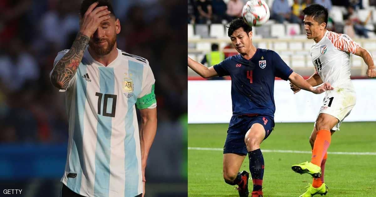 نجم منتخب الهند يتخطى ميسي.. لكنه يصطدم برونالدو