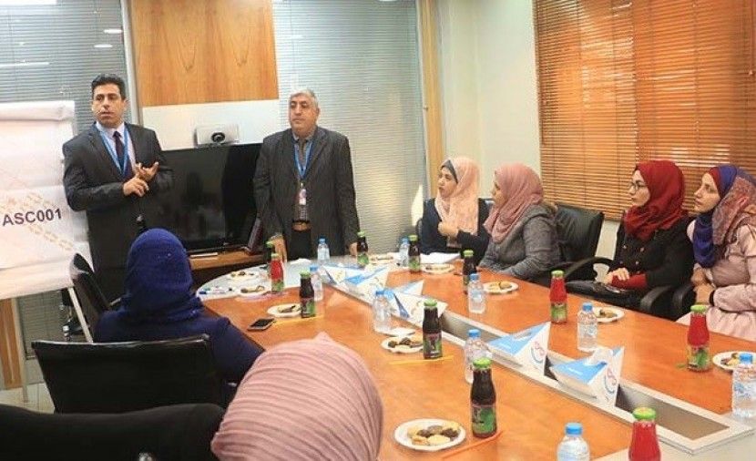 كلية ادارة المال والأعمال بجامعة فلسطين تنظم زيارة لمقر مجموعة الاتصالات الفلسطينية