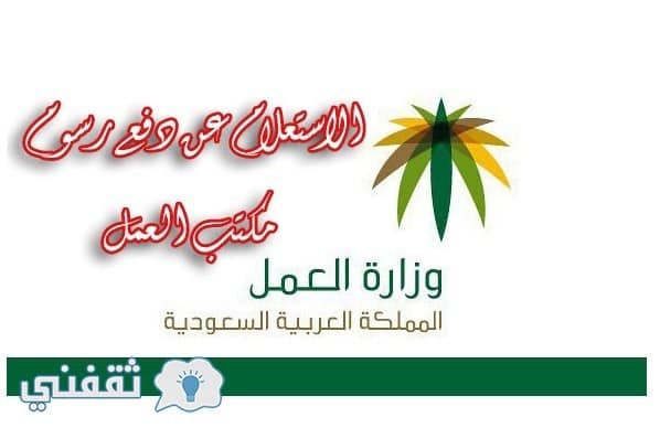 الاستعلام عن سداد مكتب العمل برقم الإقامة أو رقم الحدود والرابط الرسمي للاستعلام