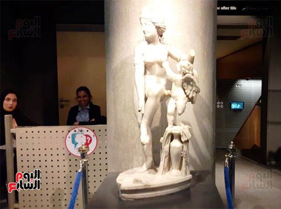 صور.. لأول مرة بمصر مجسمات فى العرض المتحفى لفاقدى البصر.. متحف الآثار بمكتبة الإسكندرية يبدأ...