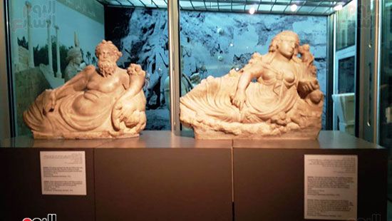 صور.. لأول مرة بمصر مجسمات فى العرض المتحفى لفاقدى البصر.. متحف الآثار بمكتبة الإسكندرية يبدأ...