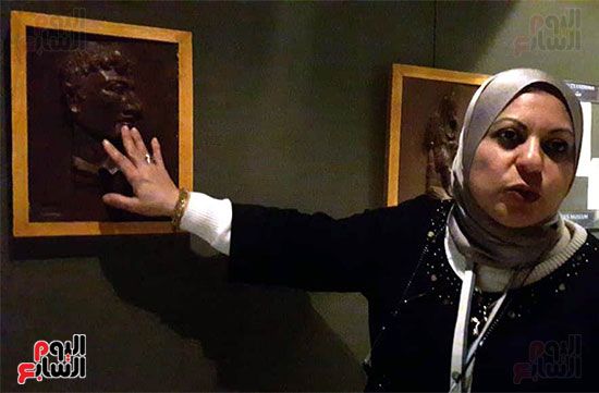 صور.. لأول مرة بمصر مجسمات فى العرض المتحفى لفاقدى البصر.. متحف الآثار بمكتبة الإسكندرية يبدأ...