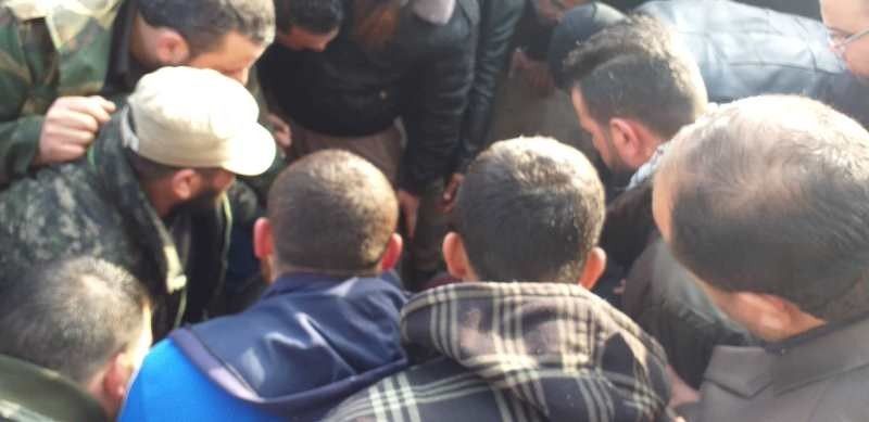 صور- تشييع جثمان الحاج معين أمين مشتهى بموكب جنائزي مهيب في غزة