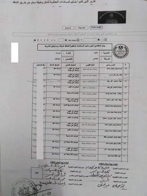 حسب اللاسم نتيجة مسابقة العقود المؤقتة 2019 "نتيجة مسابقة التربية والتعليم 2019" .... جميع المقبولين
