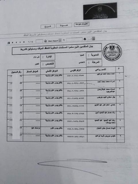 حسب اللاسم نتيجة مسابقة العقود المؤقتة 2019 "نتيجة مسابقة التربية والتعليم 2019" .... جميع المقبولين