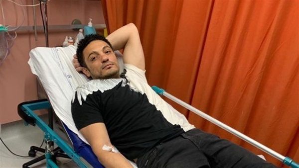 إصابة الممثل محمد علي أثناء تدريباته على مشاهد الأكشن