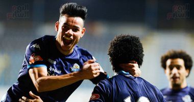 لاعبو بيراميدز يحتفلون بالفوز على الأهلى .. فيديو