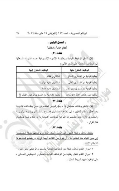 "التنظيم والإدارة" يعدل المسميات الوظيفية للمشتغلين بالدولة لتناسب قانون الخدمة المدنية.....