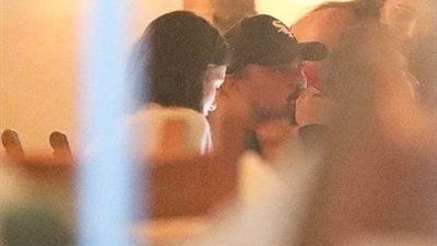 اللهو الخفي.. ليوناردو دي كابريو يتخفى أثناء تناوله العشاء مع حبيبته كاميلا مورون.. صور