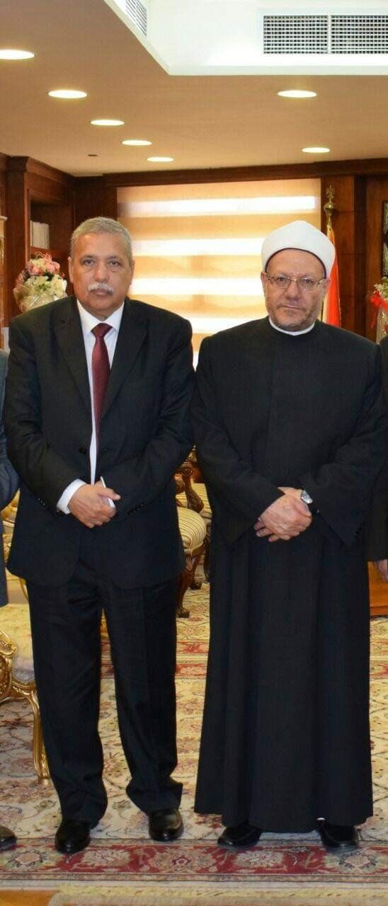 رئيس هيئة النيابة الإدارية يستقبل مفتى الجمهورية