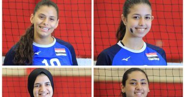 صور.. تعرف على ناشئات الطائرة فى بطولة العالم بمصر