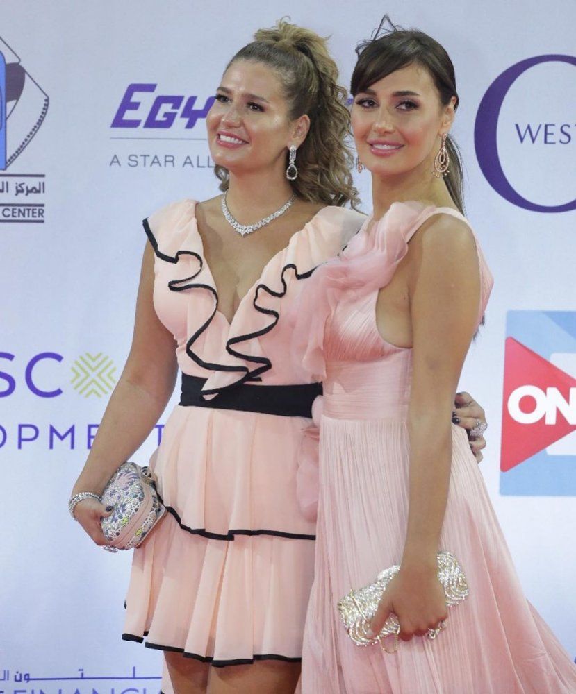 فيديو رقص حلا شيحة وشقيقتيها على أغنية مهرجان الجونة 2019