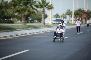 انطلق يوم امس سباق بترومين 2019 الجري ( بكورنيش الخبر )