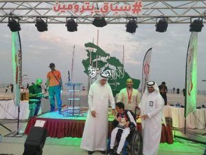 انطلق يوم امس سباق بترومين 2019 الجري ( بكورنيش الخبر )