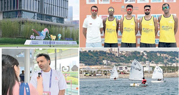 البعثة العُمانية تصل القرية الأولمبية بمدينة هانجتشو منتخب الطائرة الشاطئية أول الواصلين والشراع يعسكر فـي الصين