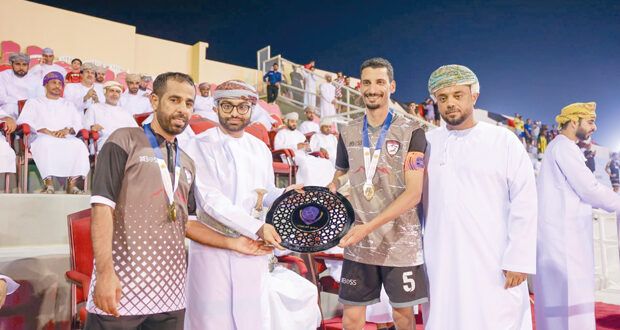 فريق اتحاد الحشية يتوج بدوري الثانية بنادي العامرات وشباب الشعبية ثانيا