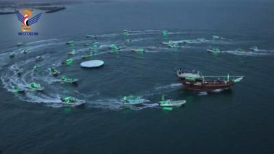 أخبار اليمن : الحديدة .. عروض بحرية إحتفالية بالمولد النبوي