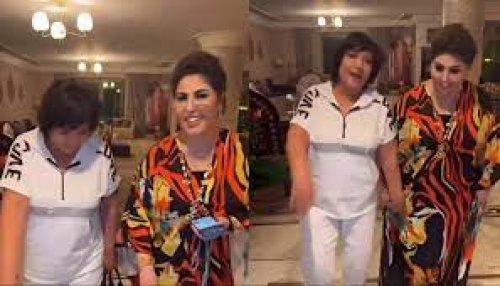 اتفرج .. الاعلامية فجر السعيد تثير جنون الخليجيين بشدة.. ظهرت بينما تعلّم عايدة رياض الرقص وما فعلته الاثنتان فاجأ الجميع!!