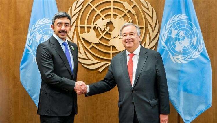 وزير الخارجية يلتقي أنطونيو غوتيريش في نيويورك