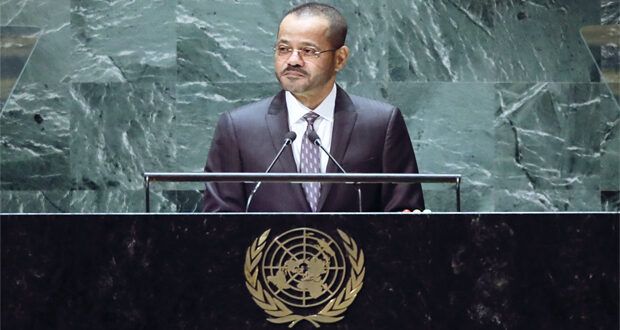 سلطنة عمان تؤكد أن الحوار مبدأ ثابت وتدعو المجتمع الدولي للتمسك بمنظومة الأمم المتحدة