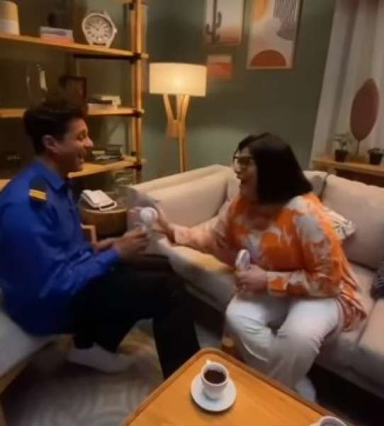 شاهد.. أحمد الفيشاوى ينشر فيديو على انستجرام مع بدرية طلبة