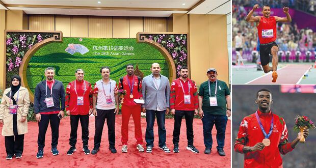 أصداء كبيرة لإنجاز العداء حسين الفارسي ببرونزية سباق 800 متر