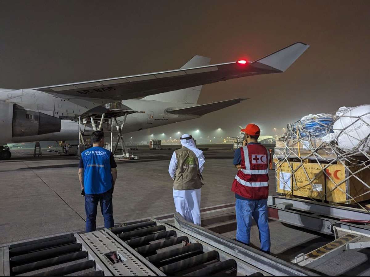 بتوجيهات محمد بن راشد.. المدينة العالمية للخدمات الإنسانية تسير شحنة ثالثة إلى بنغازي لدعم الجهود الإغاثية