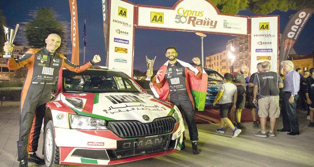 عبدالله الرواحي وصيفا فـي جولة رالي قبرص الدولي متساويا مع العطية فـي عدد نقاط الترتيب العام