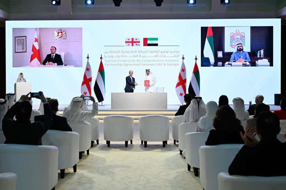 محمد بن راشد: الإمارات أكبر شريك تجاري لجورجيا عربياً وسادس أكبر مستثمر عالمياً