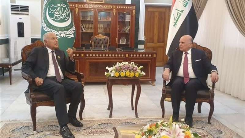 أبو الغيط يبحث مع المسئولين العراقيين التطورات الخطيرة للعدوان على غزة