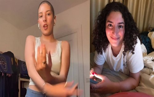 ابنة أحمد الفيشاوي تتبرع بشعرها لمرضى السرطان