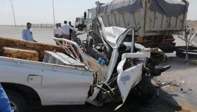 أخبار اليمن : حوادث المرور تقتل وتصيب 1226 شخصاً في شهر