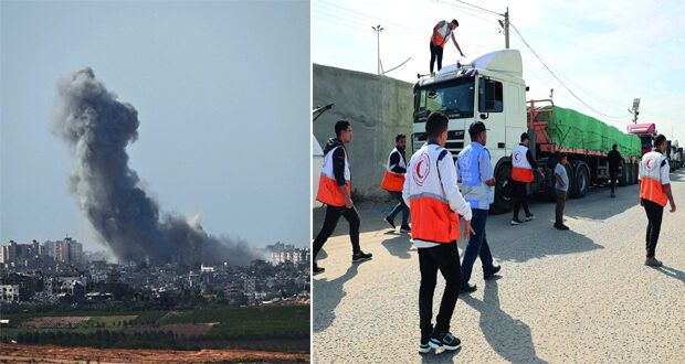 أكثر من 4385 شهيدا فـي العدوان الإسرائيلي وأولى المساعدات الإنسانية تدخل غزة عبر رفح