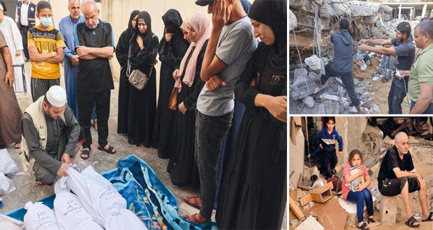 مجازر جديدة بغزة واستشهاد 140 فلسطينيا فـي ليلة واحدة.. والعدوان مستمر لأسابيع