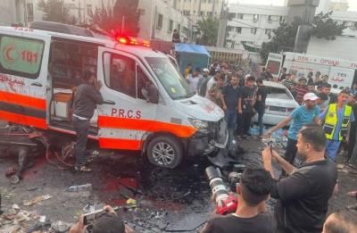 أخبار اليمن : غزة.. مجزرة أمام مجمع الشفاء الطبي