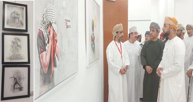 افتتاح معرض صرخة فن لأجلك يا غزة