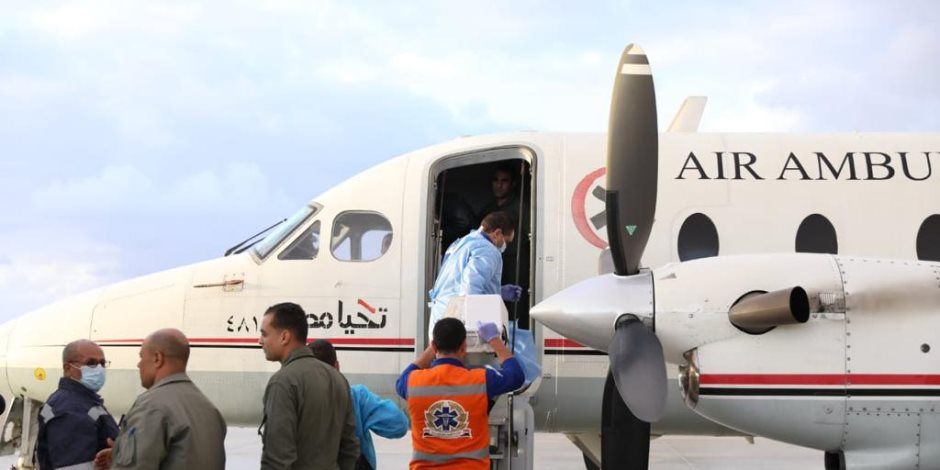 الصحة: الإسعاف الطائر ينقل 12 طفلًا فلسطينيًا لمستشفى العاصمة الإدارية