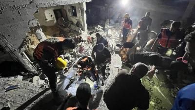 أخبار اليمن : شهداء وجرحى في غارات مكثفة على غزة