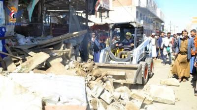 أخبار اليمن : صنعاء: حملة لإزالة العشوائيات ومسببات الازدحام