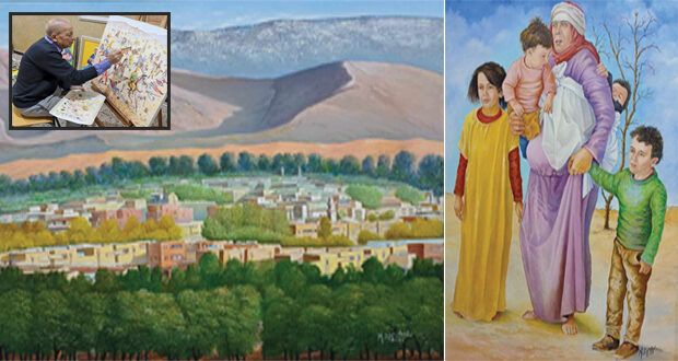 التشكيلي محمد جرديني: اعتزلت الرسم 38 عاما حزنا على اختفاء بعض أعمالي