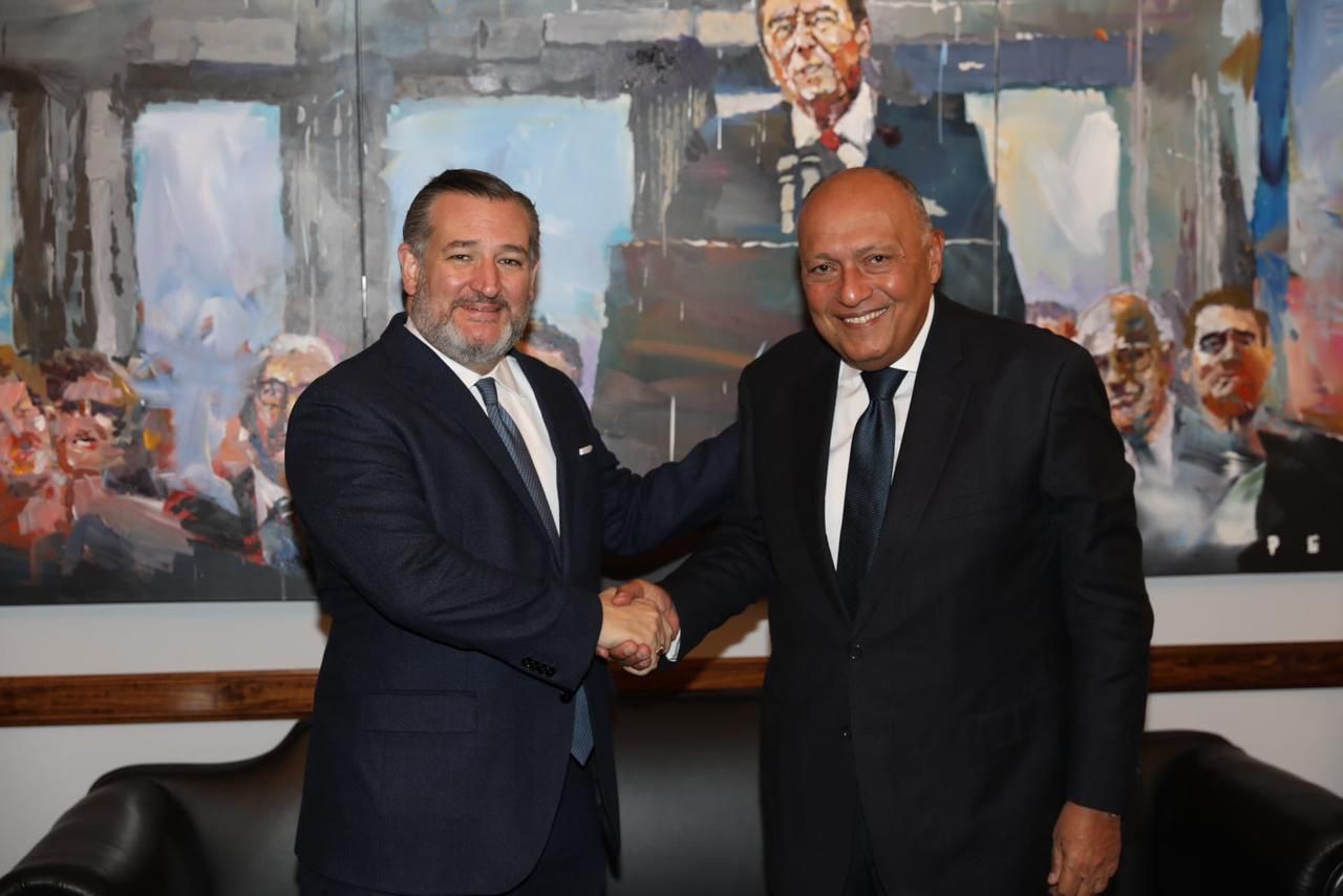 وزير الخارجية يجرى لقاءات مكثفة فى واشنطن لوقف الحرب على غزة