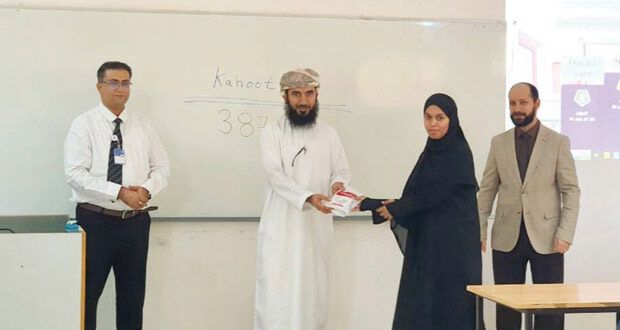 مسابقة ثقافية بجامعة التقنية والعلوم التطبيقية بصور