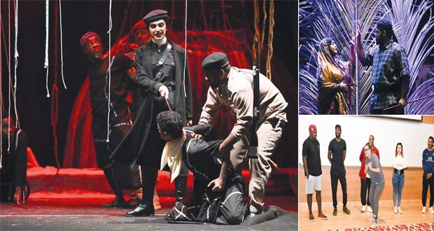 تواصل العروض المسرحية بمهرجان ظفار المسرحي الثاني