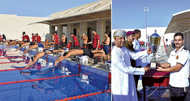ختام بطولة السباحة بالحرس السلطاني العماني