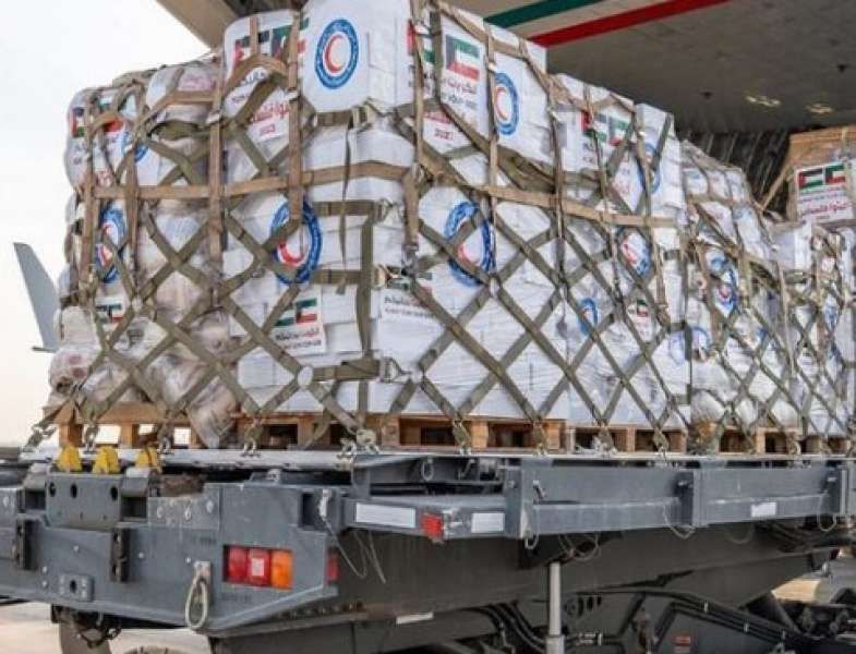إقلاع الطائرة الإغاثية الـ 39 من الجسر الجوي الكويتي متجهة إلى مطار...
