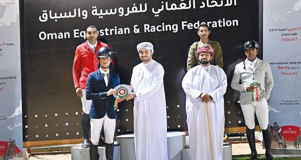 سلطنة عمان تتوج بفئات بطولة الديربي الدولية لقفز الحواجز