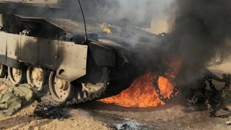 الفصائل الفلسطينية: استهداف آليتين للاحتلال بقذيفتى ياسين 105 فى غزة