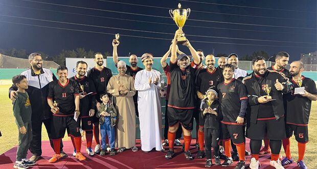 الشؤون الإدارية والمالية بطلا لبطولة هيئة البيئة الكروية