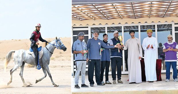 مربط مسقط يتوج بلقب السباق المحلي للقدرة والتحمل