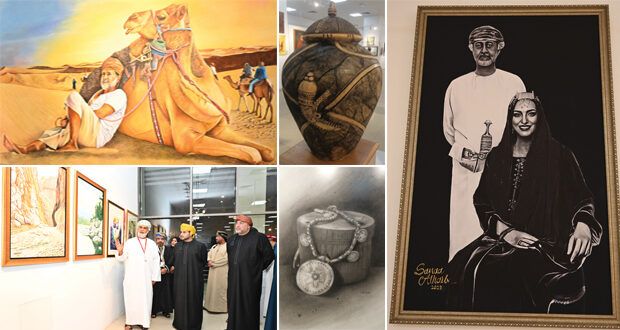 «نفائس فـي حب الوطن».. معرض تشكيلي بمختلف الاتجاهات والأساليب الفنية